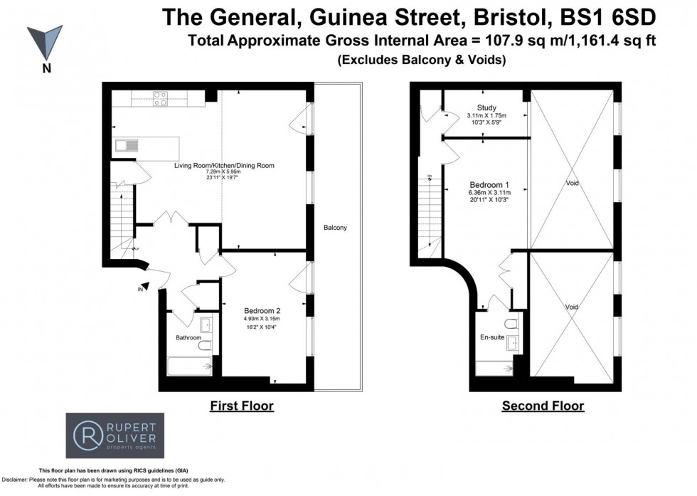 Floorplan for The General, Lower Guinea Street, Bristol BS1 6SX