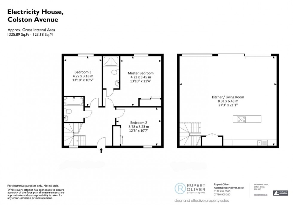 Floorplan for Electricity House Colston Avenue, Bristol, Avon, BS1