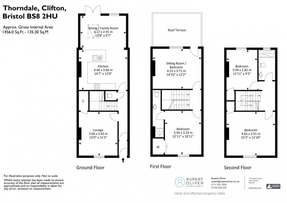 Floorplan for Thorndale, Bristol, BS8