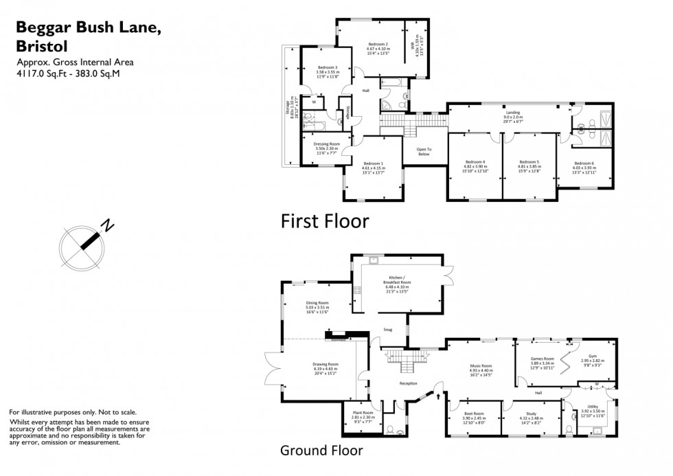 Floorplan for Abbots Leigh, Bristol, Somerset, BS8
