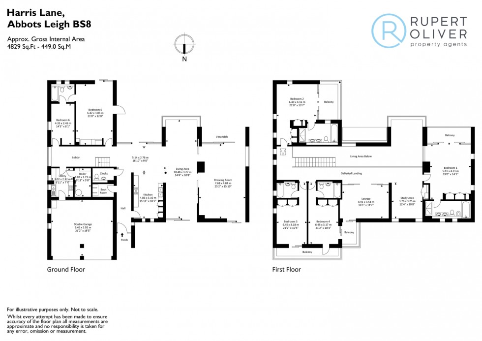 Floorplan for Abbots Leigh, Bristol, BS8