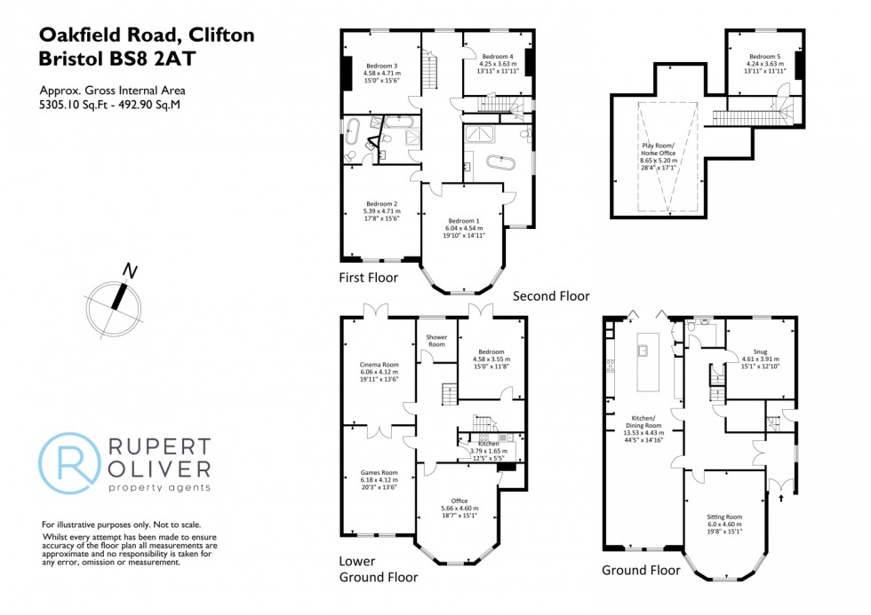 Floorplan for Clifton, Bristol, BS8